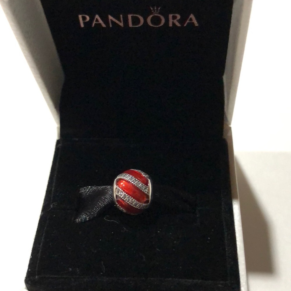 Authentic Pandora Translucent Red Enamel